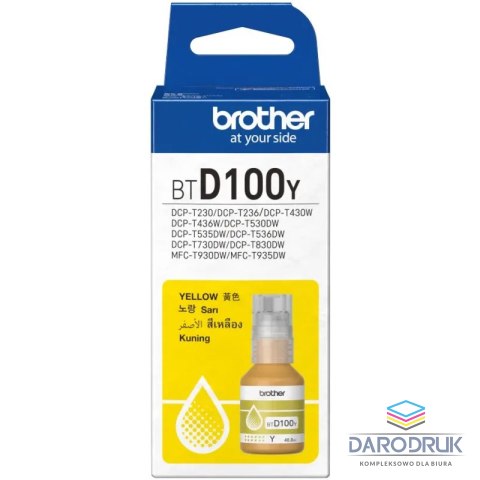 Tusz Brother BTD100Y | 5 000 str. | yellow