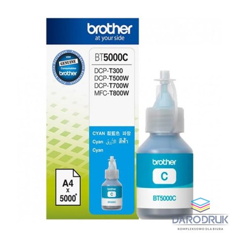 Tusz Brother do DCP-T300/T500W/T700W, MFC-T800W | 5 000 str. | cyan