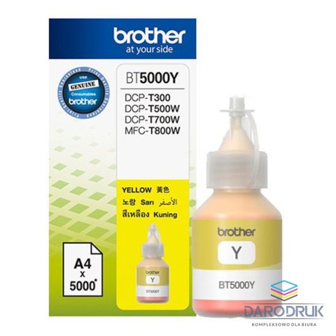 Tusz Brother do DCP-T300/T500W/T700W, MFC-T800W | 5 000 str. | yellow