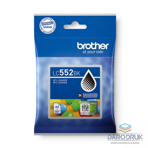 Tusz Brother do MFC-J3960DW/MFC-J3660DW | 550 str. | black