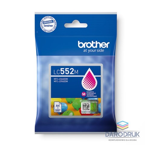 Tusz Brother do MFC-J3960DW/MFC-J3660DW | 550 str. | magenta