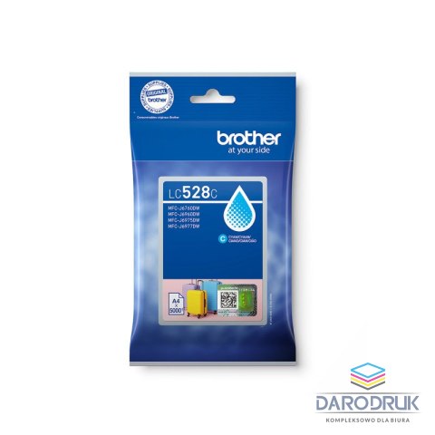 Tusz Brother do MFC-J5110DW/J5010DW | 5000 str. | cyan