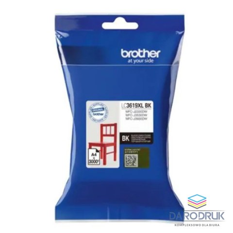 Tusz Brother do MFCJ2330DW/MFC-J3530DW/MFC-J3930DW | Black | 3000str