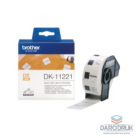 Etykieta Brother do QL-500/550/560/650/1050/1060N | 23 x 23 mm | DK-11221