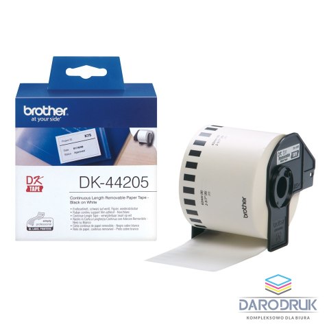 Etykieta Brother do QL-500/550/560/650/1050/1060N | 62mm x 30.48m | DK-44205