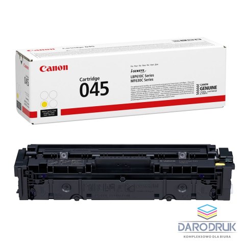 Toner Canon 045Y do LBP-611/613, MF-631/633/635 | 1 300 str. | yellow