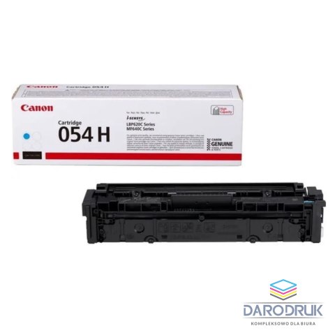 Toner Canon 054H do i-SENSYS MF645Cx/MF643Cdw | 2 300 str.| Cyan