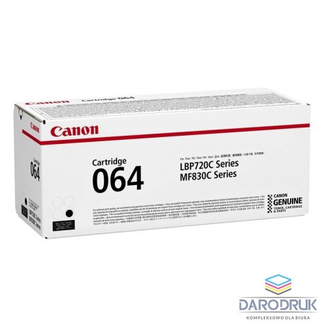 Toner Canon 064BK do i-SENSYS LBP722Cdw / MF832Cdw | 6 000 str. | black