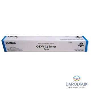 Toner Canon C-EXV64 , CEXV64 do iR-advance C3922i/26i/30i/35i | cyan| 25,5K