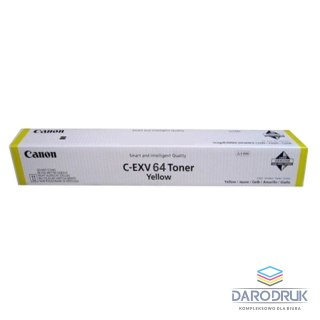 Toner Canon C-EXV64 , CEXV64 do iR-advance C3922i/26i/30i/35i | yellow | 25,5K