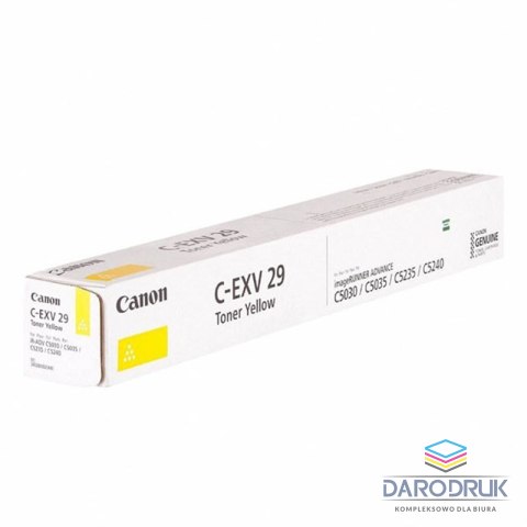 Toner Canon CEXV29Y do iR C-5030/5035/5235 | 27 000 str. | yellow
