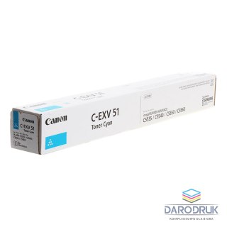 Toner Canon CEXV51C do iR-ADV C5535i/C5540i | 60 000 str. | cyan