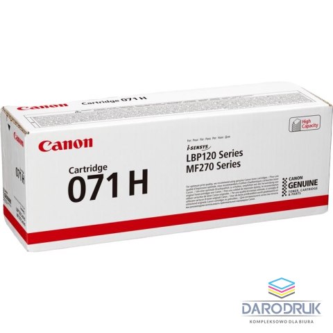 Toner Canon CRG-071H do i-SENSYS LBP122dw / MF272dw | 2500 str. | black
