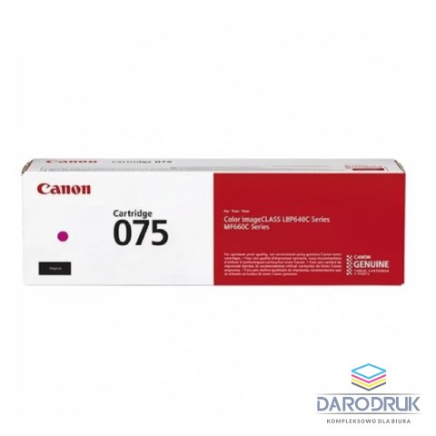 Toner Canon CRG-075M do i-SENSYS MF667Cx | 1 300 str.| Magenta |