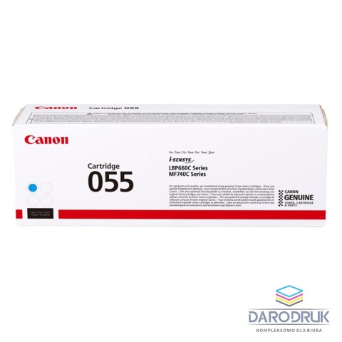 Toner Canon CRG055C do i-SENSYS MF742Cdw/MF744Cdw | 2100 str. | Cyan