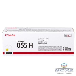 Toner Canon CRG055HY do i-SENSYS MF742Cdw/MF744Cdw | 5900 str. | Yellow