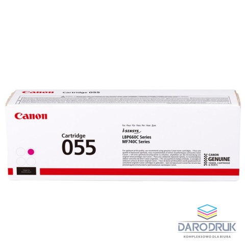 Toner Canon CRG055M do i-SENSYS MF742Cdw/MF744Cdw | 2100 str. | Magenta