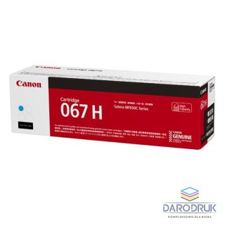 Toner Canon CRG067HC do i-SENSYS MF651Cw/MF655Cdw | 2350 str. | Cyan