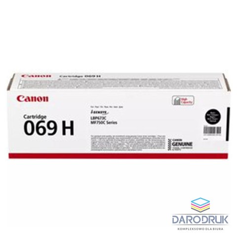 Toner Canon CRG069HBK, CRG-069HBK do i-SENSYS MF752/754Cdw | 7 600 str. | black