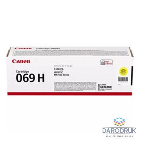 Toner Canon CRG069HY, CRG-069HY do i-SENSYS MF752/754Cdw | 5 500 str. | yellow