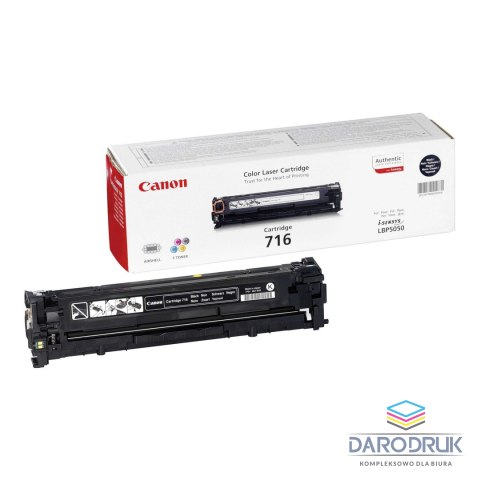 Toner Canon CRG716BK do LBP-5050, MF-8030/8050 | 2 300 str. | black