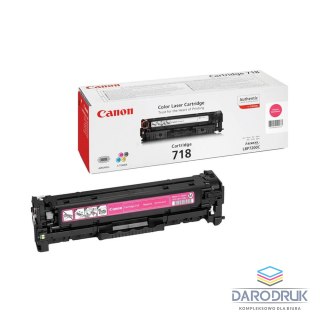 Toner Canon CRG718M do LBP-7200/7210/7660/7680 | 2 900 str. | magenta