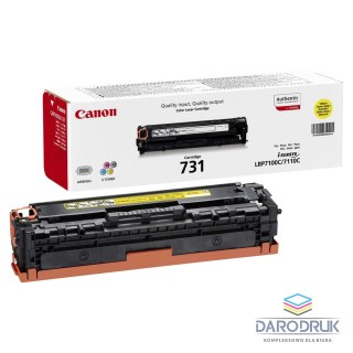 Toner Canon CRG731Y do LBP-7100/7110 |1 500 str. | yellow