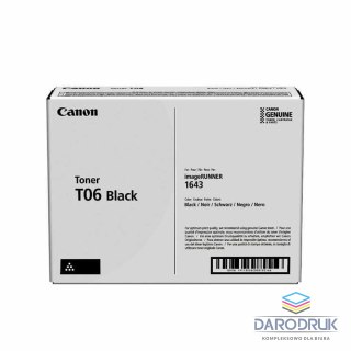 Toner Canon T06 do IMAGERUNNER16431,1643IF, X 1643P