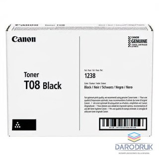 Toner Canon T08 black i-SENSYS X 1238P Series