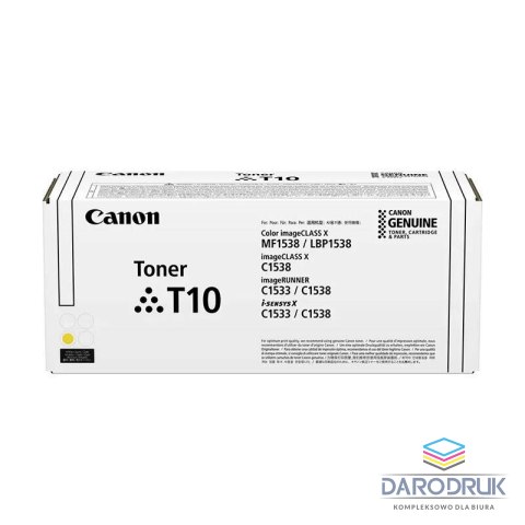 Toner Canon T10 | yellow | 10 000 str.