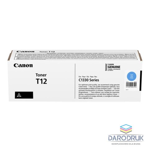 Toner Canon T12 do I-Sensys X C1333 | 5 300 str | cyan