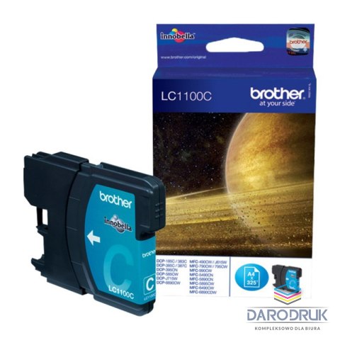 Tusz Brother do DCP395CN/585CW/6690CW715W | 325 str. | cyan
