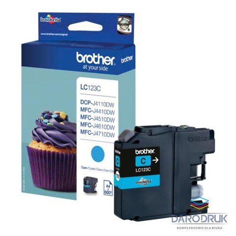 Tusz Brother do MFCJ4410DW/4510DW/4610DW | 600 str. | cyan