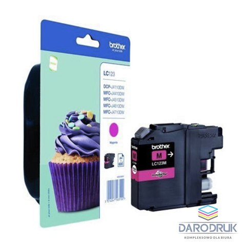 Tusz Brother do MFCJ4410DW/4510DW/4610DW | 600 str. | magenta