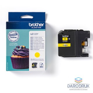 Tusz Brother do MFCJ4410DW/4510DW/4610DW | 600 str. | yellow