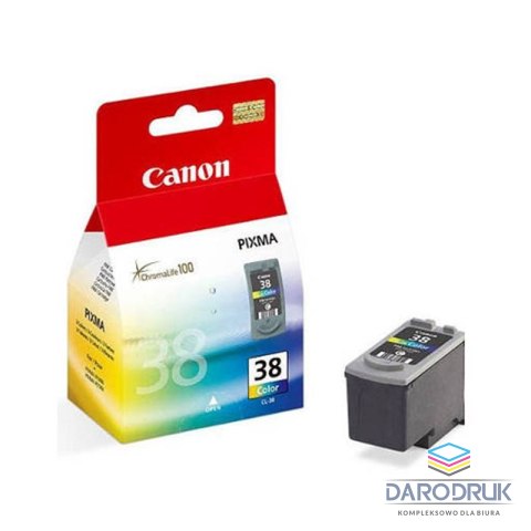 Tusz Canon CL38 do P-1800/2500, MP-140/210 | 9 ml | CMY