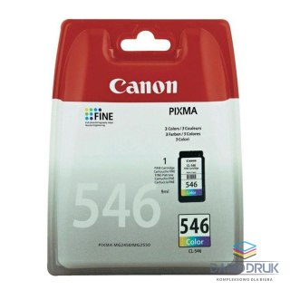 Tusz Canon CL546 do Pixma MG-2450/2550 | 180 str.| CMY