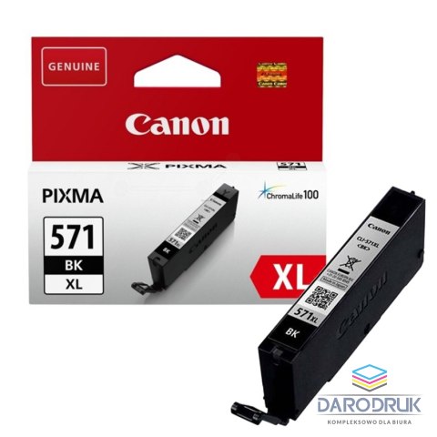 Tusz Canon CLI-571BK XL do Pixma MG-5750/6850/7750 |11ml | black