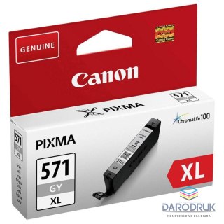 Tusz Canon CLI-571GY XL do Pixma MG-5750/6850/7750 | 11ml | gray