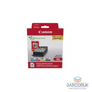 Tusz Canon CLI-581 XL do Canon Pixma TR7550/TR8550/TS6150 | 4 x 8,3 ml | CMYK