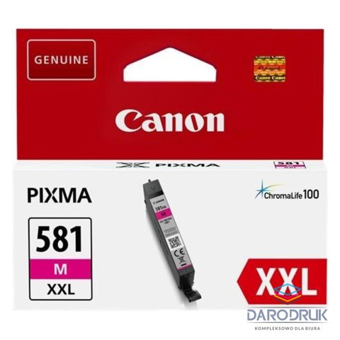 Tusz Canon CLI-581M XXL do Pixma TR7550/TR8550/TS6150 | 11,7ml | magenta