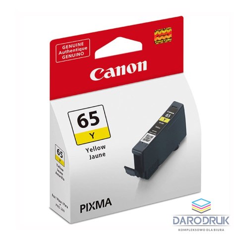 Tusz Canon CLI-65Y do Pixma Pro-200 | 12,6 ml | żółty