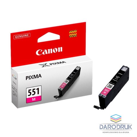 Tusz Canon CLI551M do iP-7250, MG-5450/6350 | 7ml | magenta
