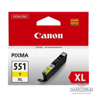 Tusz Canon CLI551YXL do iP-7250, MG-5450/6350 | 11ml | yellow