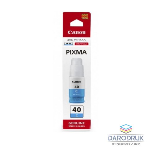 Tusz Canon GI-40 do Pixma G5040/6040/7040 I 7700 str I cyan | 70ml