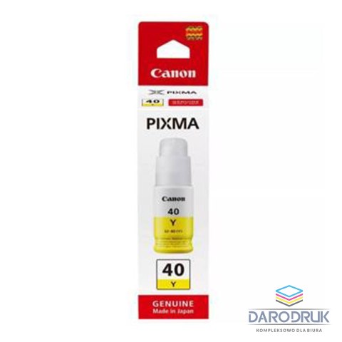 Tusz Canon GI-40 do Pixma G5040/6040/7040 I 7700 str I yellow | 70ml