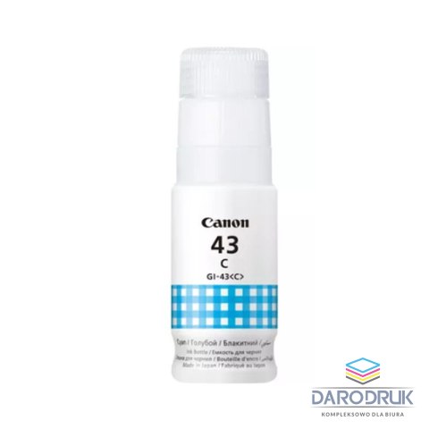 Tusz Canon GI-43 do Pixma G540/640 I 3700 str I cyan