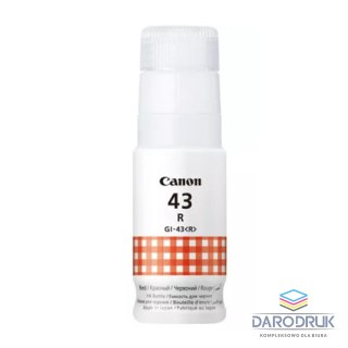 Tusz Canon GI-43 do Pixma G540/640 I 3700 str I red