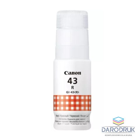 Tusz Canon GI-43 do Pixma G540/640 I 3700 str I red