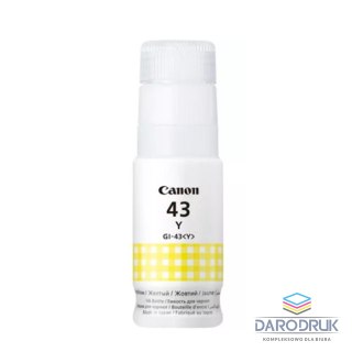 Tusz Canon GI-43 do Pixma G540/640 I 3700 str I yellow